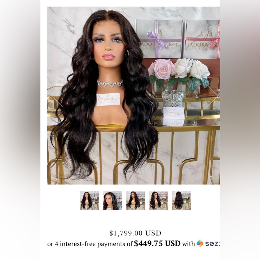$1,699 BRAND NEW Jadora Secret WIG!! Never worn!!